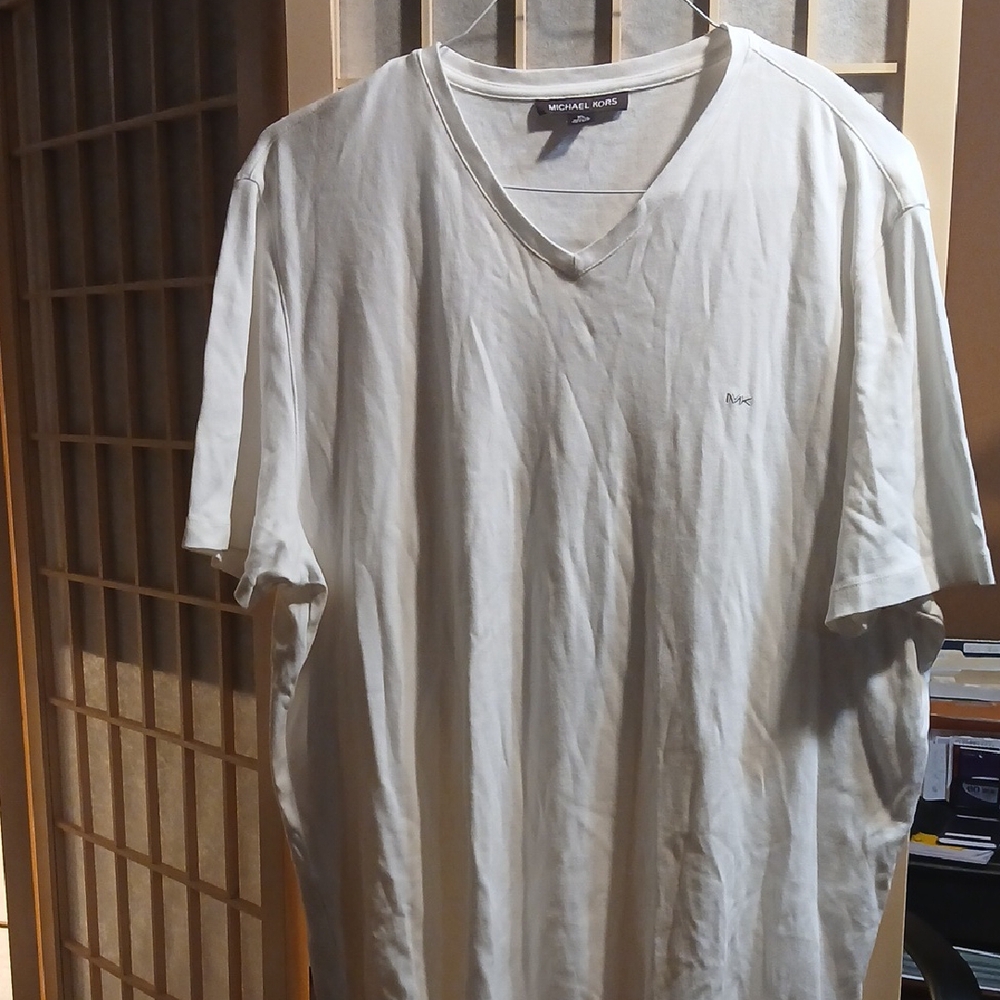 Michael Kors White Short Sleeve Tee